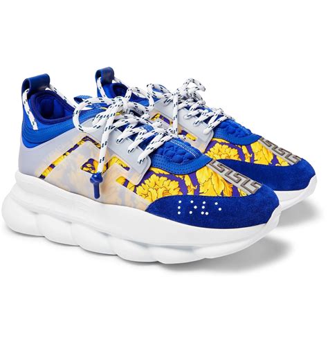 versace chain shoes men|Versace chain reaction sneakers price.